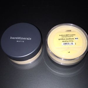 (2) bareMinerals Matte Foundation Golden Medium